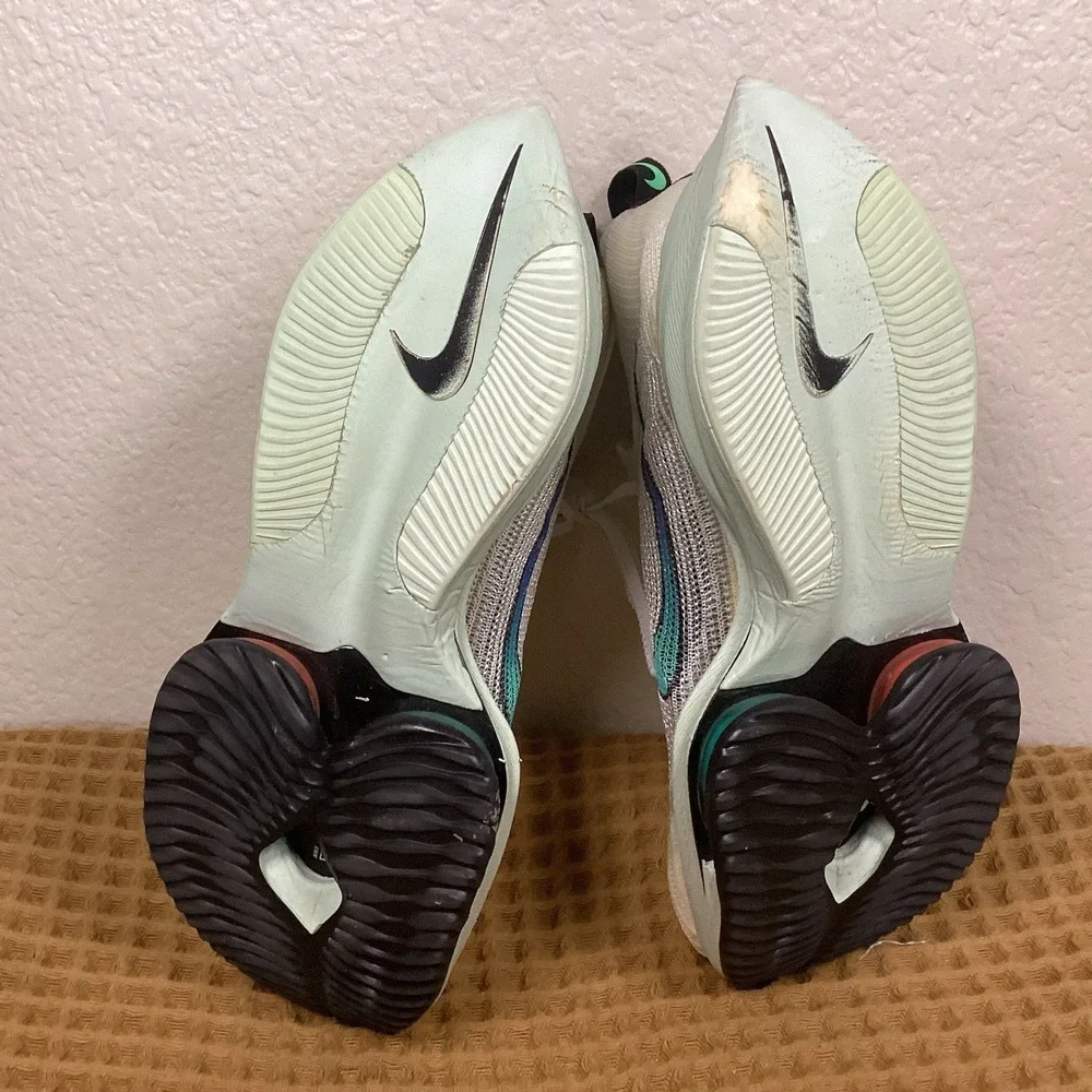 Nike Air Zoom Alphafly Next% Mens 8.5 Watermelon White Jade Running CI9925-100